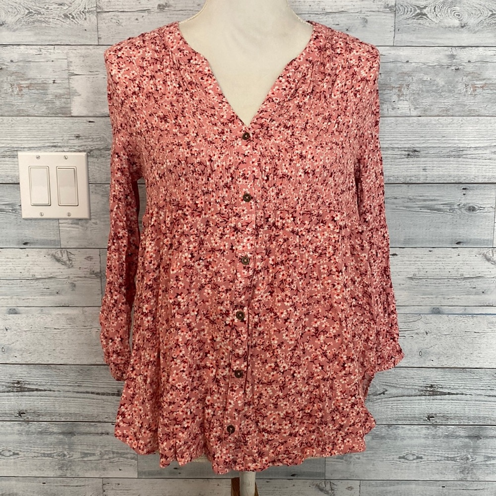 KNOX ROSE PINK FLORAL TOP